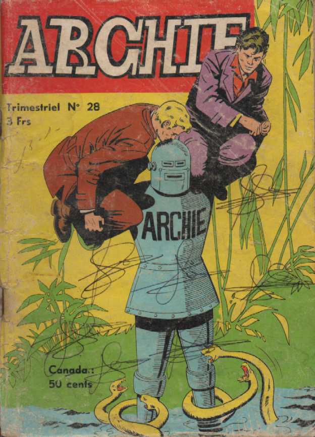 Scan de la Couverture Archie le Robot n 28